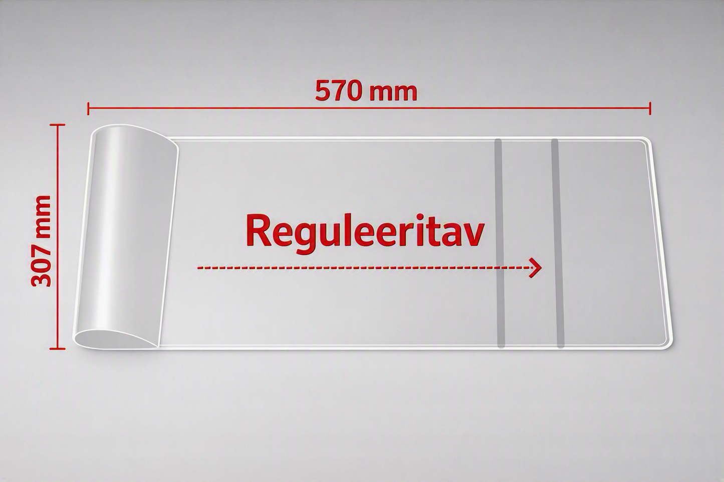 Kilekaaned 307 x 570 reguleeritavad