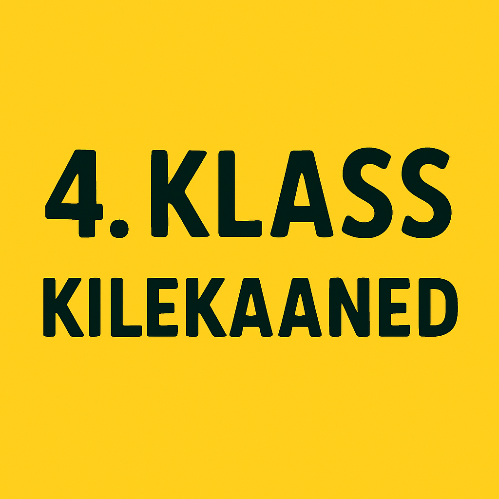 Kilekaaned 4. klassi õpikutele ja töövihikutele