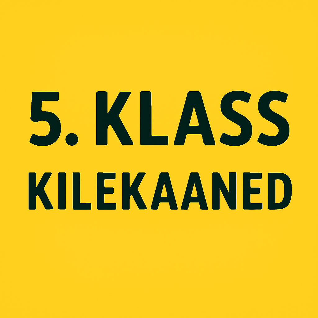 Kilekaaned 5. klassi õpikutele ja töövihikutele
