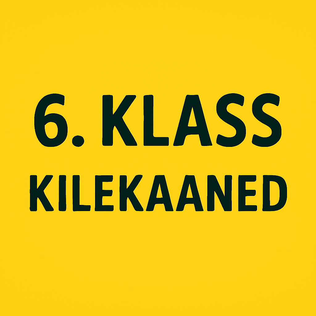 Kilekaaned 6. klassi õpikutele ja töövihikutele