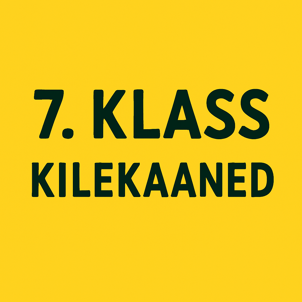 Kilekaaned 7. klassi õpikutele ja töövihikutele