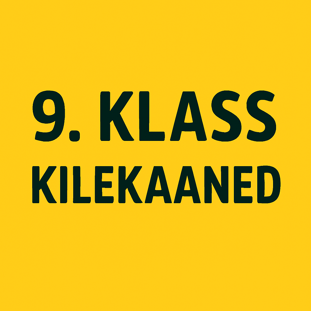 Kilekaaned 9. klassi õpikutele ja töövihikutele